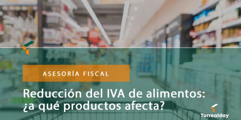 Reducción IVA alimentos