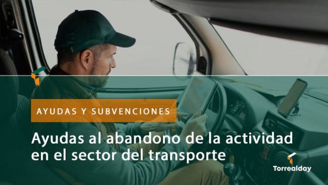 Ayudas al abandono de la actividad 2023