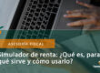 Simulador de renta