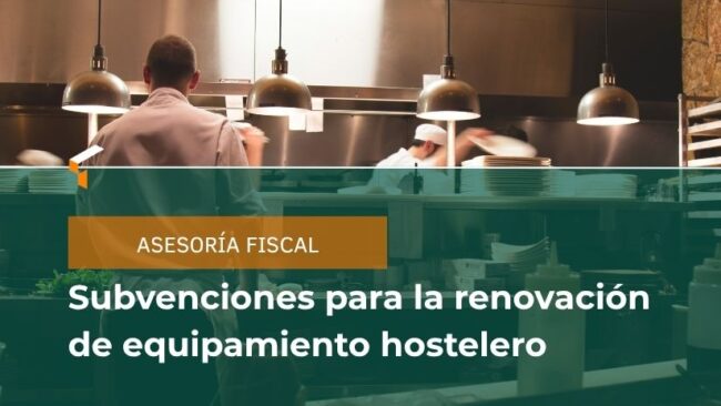 ayudas equipamiento hostelero