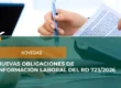 nuevas obligaciones laborales